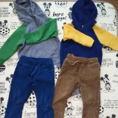 双子 パーカー、パンツ  セット