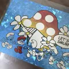 スマーフ キラキラ ポストカード 当時物 レトロのサムネイル