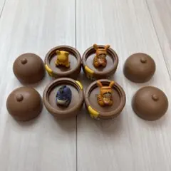 くまのプーさん ガチャガチャ リング 4つセット