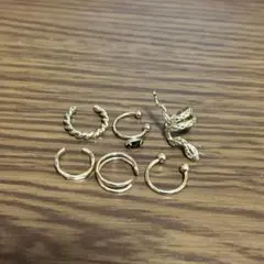 ゴールド　イヤーカフ 6個セット