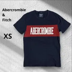 アバクロンビー＆フィッチ　ロゴTシャツ　半袖　アバクロ　コットン100% XS