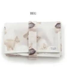 ジェラートピケ　ベアモチーフ　おむつシート　未開封