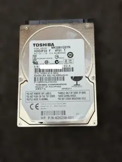 TOSHIBA MK3261GSYN 320GB　2.5インチ　HDD