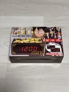 ONE PIECE ワンピース LED時計 クロック ブラウン 新品
