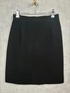 22OCTOBER ミニスカート タイト オフィス M相当 ブラック 無地