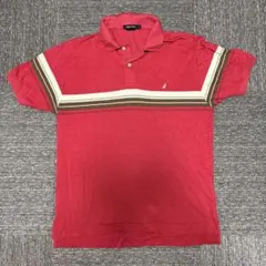 NAUTICA ポロシャツ レッド