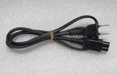 中古 電源コード メガネ型　約0.9m ブラック AC125V 6A　管13