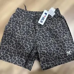 【新品未使用】MLB ショート ハーフパンツ レオパード ヤンキース ヒョウ柄