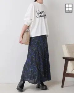 Bou jeloud バイアスフレアスカートのサムネイル
