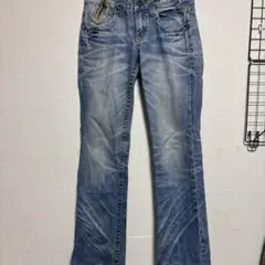 Lolita jeans ウォッシュ加工 S3P ブルー サイズ28 y2k