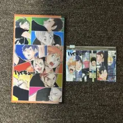 《非売品・未使用》ハイキュー！！ジャンプショップ購入特典◇原作柄烏野ケースセット