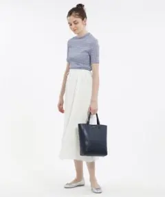 週末値下！【MACKINTOSHPHILOSOPHY】サイドリボンリネンスカートのサムネイル
