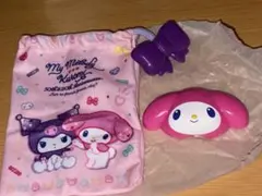 マイメロディ 巾着袋とクシ グミのオマケ付き