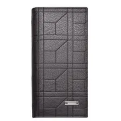 メンズ 長財布 ダークブラウン 薄型 大容量 カードケース 小銭入れ