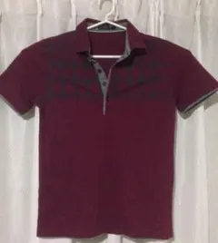 KENGROVE HOMME メンズ ポロシャツ ワインレッド