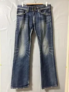 希少品】MIDAS 特殊ヒゲ加工 ブーツカットデニム - メルカリ