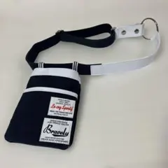 【美品】ルコックスポルティフ ゴルフ ミニショルダーバッグ ポーチ ネイビーのサムネイル