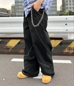 sedacle セダクル　配色ステッチパンツ