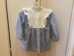 最終価格！ブランシェス プチレディ配色パイピングブラウス130