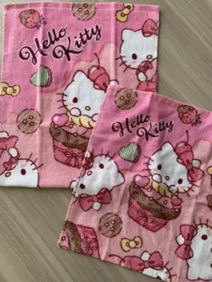 サンリオ　ハローキティ　フェイスタオル＆ハンドタオルのサムネイル