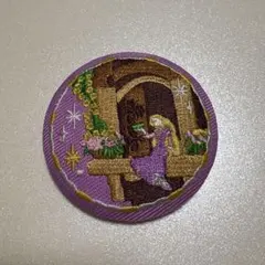 ディズニー刺繍缶バッチ2 塔の上のラプンツェル