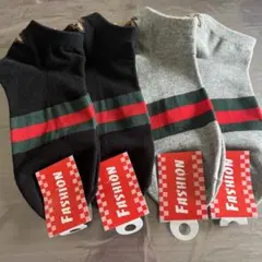 ❹韓国靴下　お土産　４足セット　新品未使用　レディースソックス