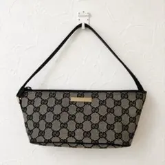 GUCCI GGロゴプリント ショルダーバッグ