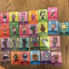 amiiboカード　どうぶつの森　ラッキー　モモチ　ももこ　他