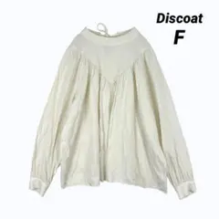 Discoat プルオーバー　長袖　ブラウス　バックリボン　アイボリー　Fのサムネイル