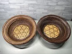 おしゃれな竹籠　2個
