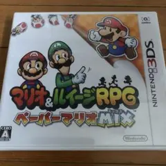 新品未開封 3DS マリオ＆ルイージRPG ペーパーマリオMIX