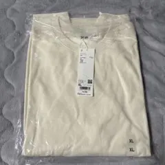 【新品】ユニクロ U ライトウエイトスウェットシャツ　オフホワイト　XL