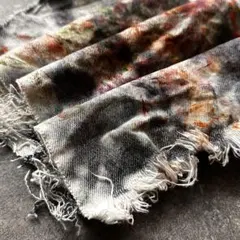 11 デニムペイント　ハギレ