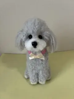 羊毛フェルト トイプードル ハンドメイド - メルカリ