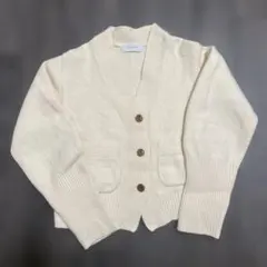 ADAM ET ROPÉ アイボリー カーディガン