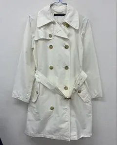 Ralph Lauren トレンチコート　白　サイズ9 ま20