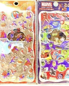 MARVEL プチドロップステッカー 2枚セットのサムネイル