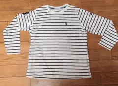 U.S. POLO ASSN. 長袖　ボーダー　Tシャツ 　3L　大きめ