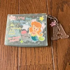 ベビーアリエル　フラットケース　メモ付き　チャーム付き　ケース