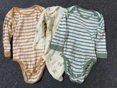 ユニクロ　80 長袖肌着　3枚セット