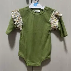 【新品】ペアマノンpairmanonカバーオールロンパース70サイズベビー女の子