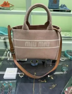 2025年最新】miumiu トート ロゴ デニムの人気アイテム - メルカリ