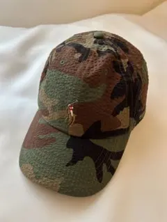【未使用】ポロ　ラルフローレン　カモフラ　キャップ
