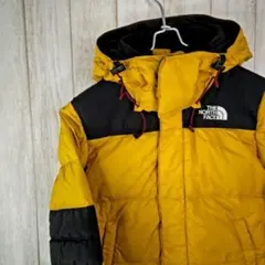 《激レア》ノースフェイス☆ダウンジャケット110刺繍イエローD31118