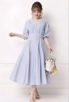 【美品✨】Apuweiser-riche ボリュームスリーブシャツワンピース　2