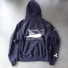 70s Champion 単色タグ スウェット ボロ フェード NAVY パーカ - メルカリ