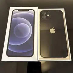 Apple iPhone 12 ブラック 64GB SIMフリー 箱,付属品付き