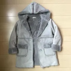 TRUSTY キッズ　ムートンコート　グレー　120cm