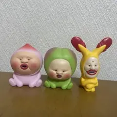 フィギュア　こびとづかん　おすわりマスコット3種のサムネイル