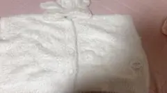 gelato pique ウサギ耳ポンチョ ホワイト